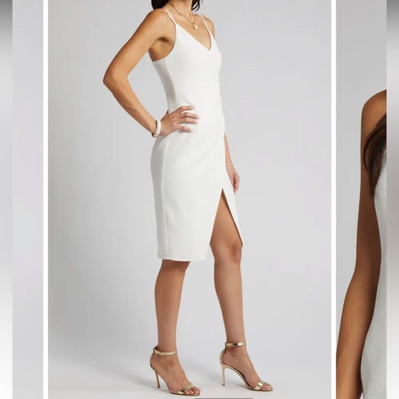 NWT Bowery Faux Wrap Sheath Dress SIZE 4 - Picture 4 of 6